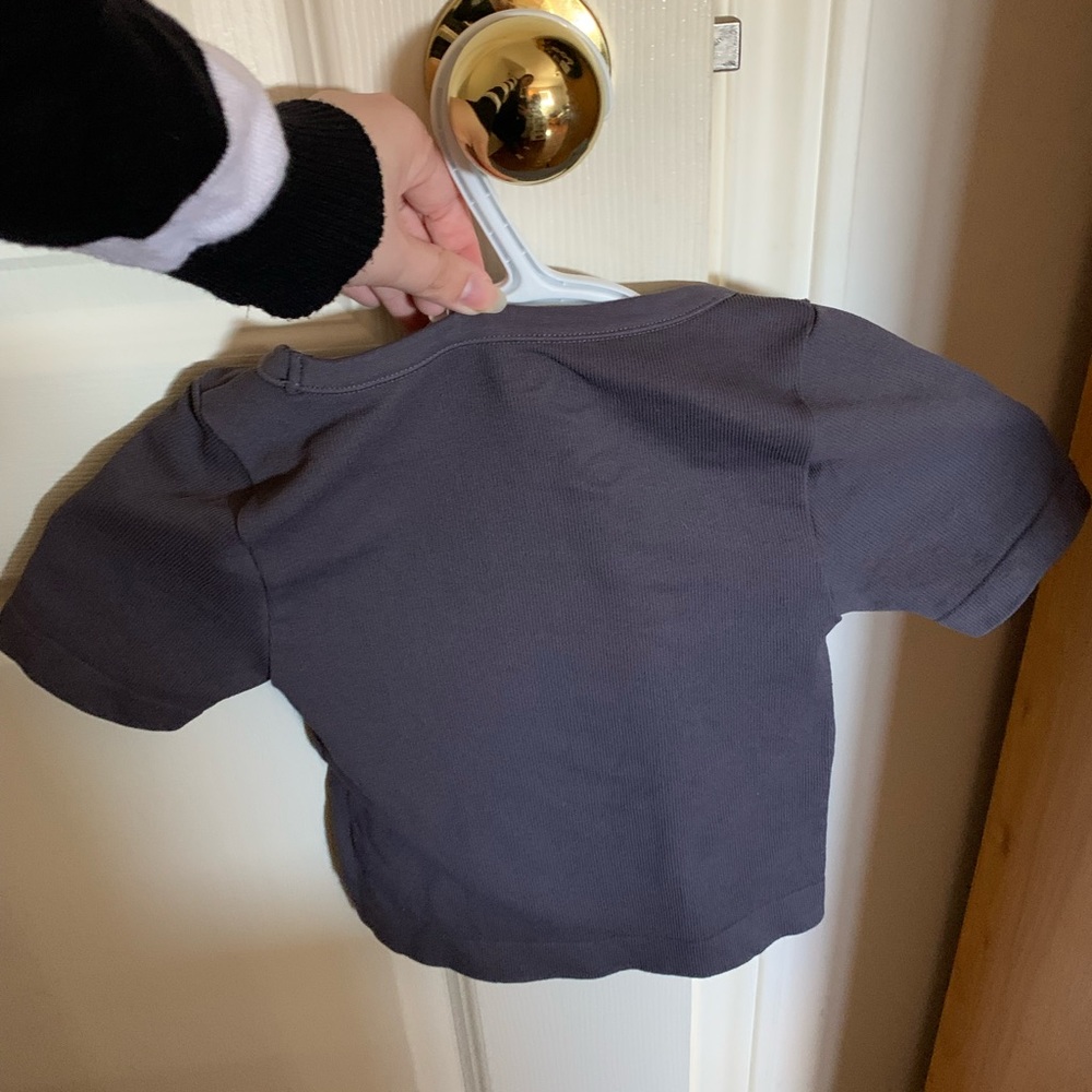 GARAGE Grey Crop Top XS - Picture 5 of 8